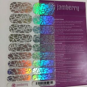 Jamberry Shattered Glass nail wraps (Holographic!)